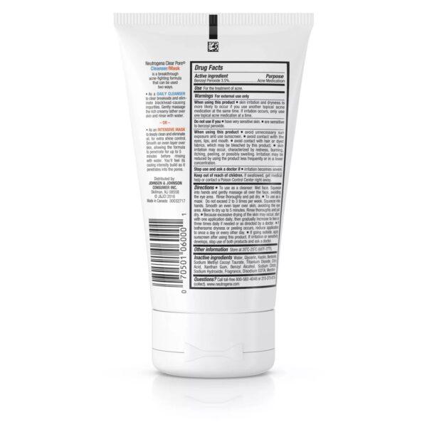 Neutrogena Clear Pore Facial Cleanser Mask - 4.2 fl oz 2