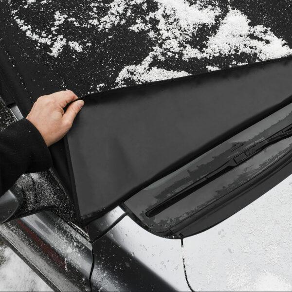 Frost Guard Plus Winter Snow Sheild for Car, Universal Size, Heavy Duty Material,Black 1