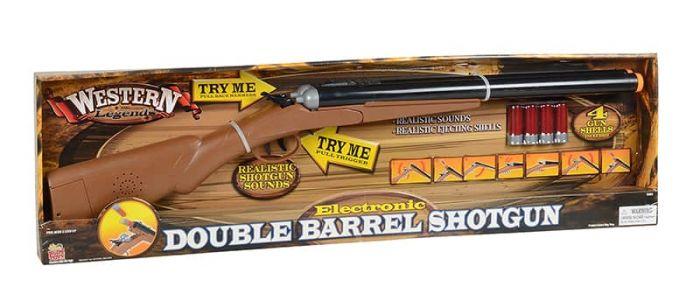 Western Legends Electronic Double Barrel Shotgun Kiddie Toy - Kitchen ...