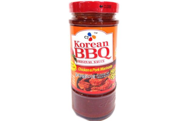 CJ Chicken & Pork BBQ Hot & Spicy Marinade, 17.64 Ounce (Pack of 3)