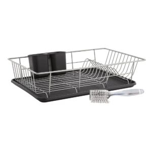 Farberware® Dish Rack with Sink Brush 6