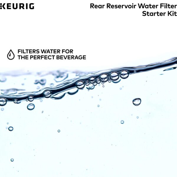 Keurig® Rear Reservoir Water Filter Kit With One Water Filter Handle and Water Filter 5