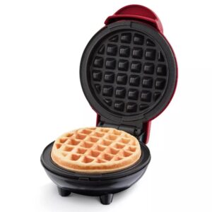 Mini Waffle Maker red