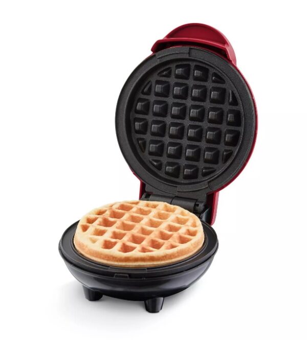 Mini Waffle Maker red