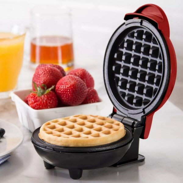 Mini Waffle Maker red