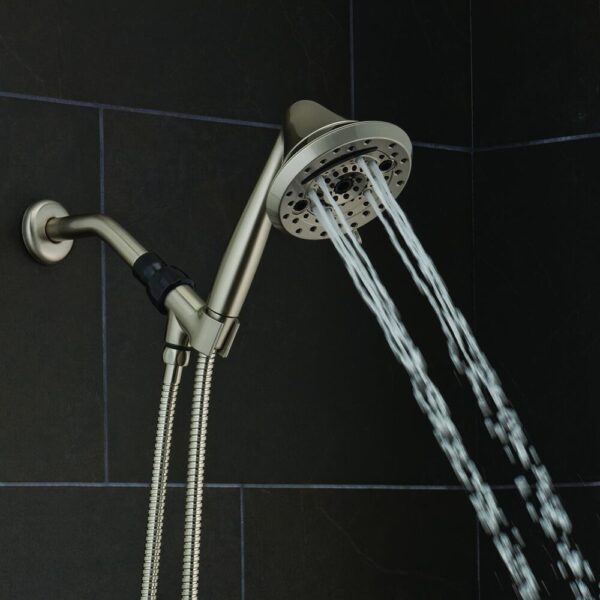 Oxygenics® Amp® 10-Spray Brushed Nickel Handheld Showerhead