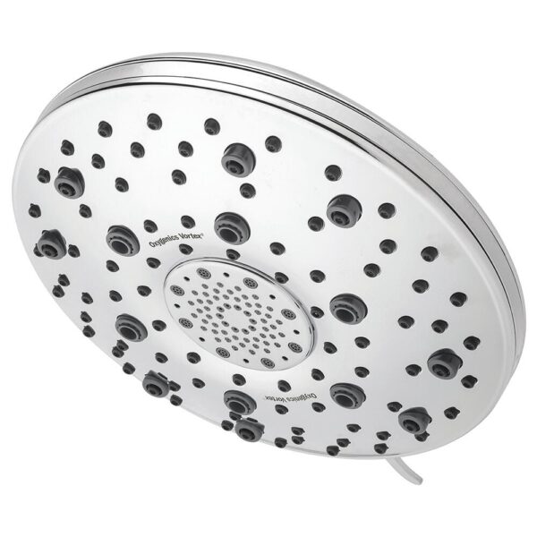 Oxygenics® Vortex 4-1 2 Chrome Rain Showerhead