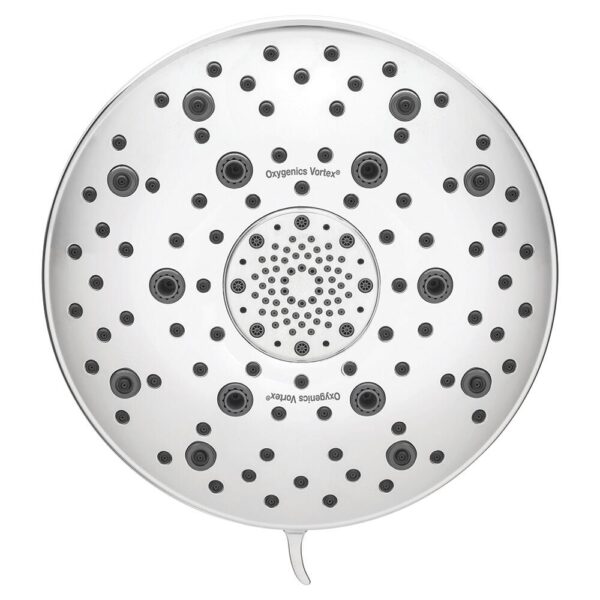 Oxygenics® Vortex 4-1 2 Chrome Rain Showerhead