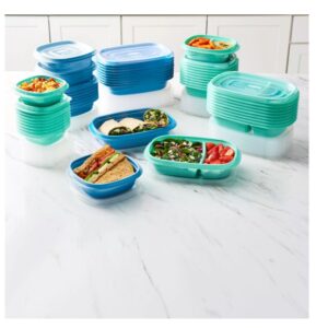 Rubbermaid 100-Piece Meal Prep Food Storage Containers Set