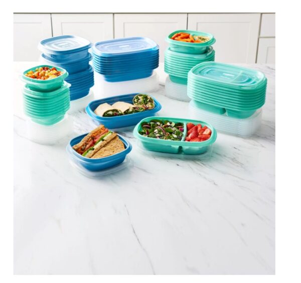 Rubbermaid 100-Piece Meal Prep Food Storage Containers Set