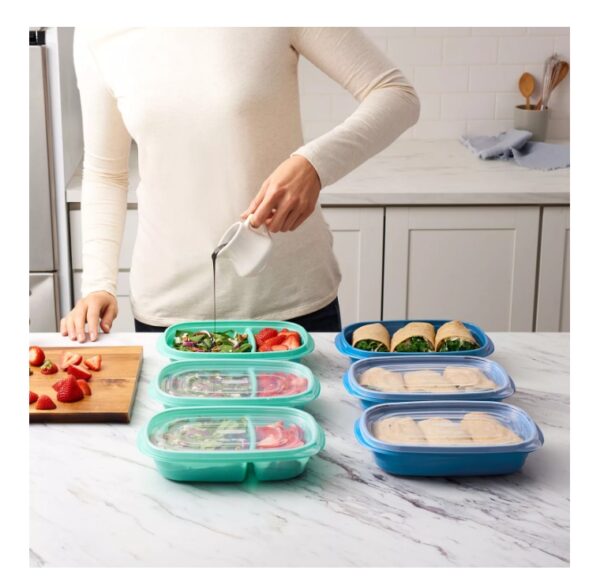 Rubbermaid 100-Piece Meal Prep Food Storage Containers Set