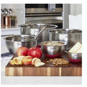 Viking 10-Piece Stainless Steel Mixing, Prep and Serving Bowl Set