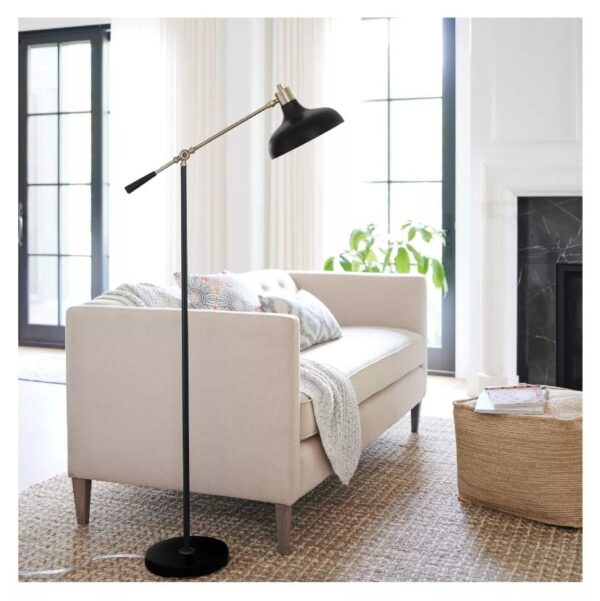 Crosby Schoolhouse Floor Lamp Black - Threshold™