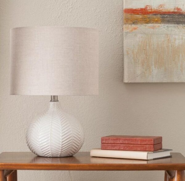 Textured Ceramic Accent Lamp Cream - Threshold™