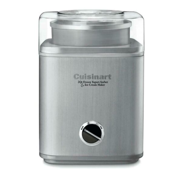 Cuisinart 2 Qt. Stainless Steel Ice Cream Maker with Motor 1