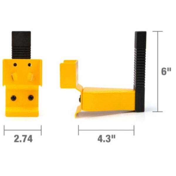 DEWALT Yellow Black Cord Minder Bracket Set - 2 Pc 1