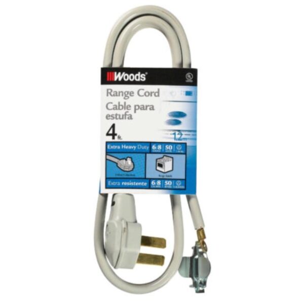 Woods 50 AMP Range Replacement Power Cord