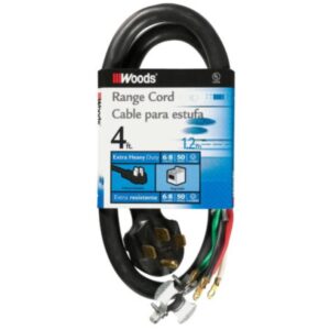 Woods 50 AMP Range Replacement Power Cord blackj