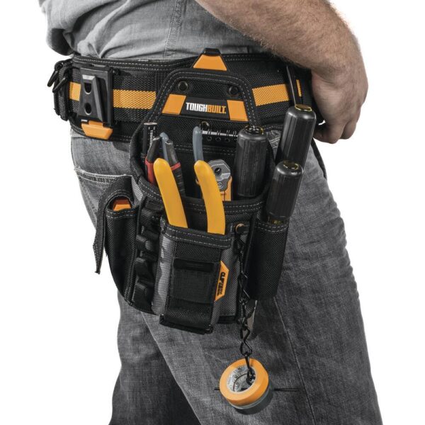 ToughBuilt ClipTech 13-Pocket Small Electrician Tool Belt Pouch