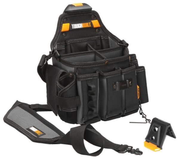 ToughBuilt ClipTech 8 Pocket Master Electricians Tool Belt Pouch and Shoulder Strap