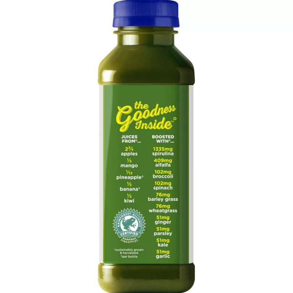 12 pks Naked Green Machine All Natural Fruit + Boosts Juice Smoothie - 15.2oz/pack - Image 3