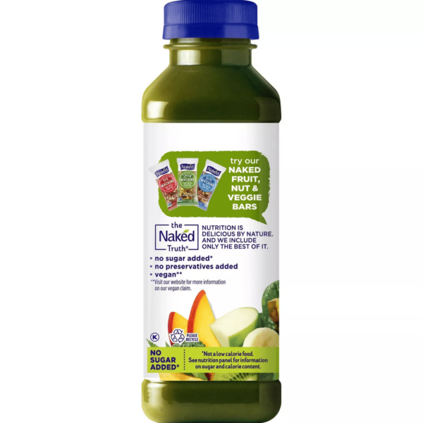 12 pks Naked Green Machine All Natural Fruit + Boosts Juice Smoothie - 15.2oz/pack - Image 4