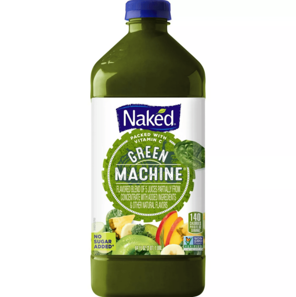 4 pks Naked Green Machine Boosted Juice Smoothie - 64oz/pack