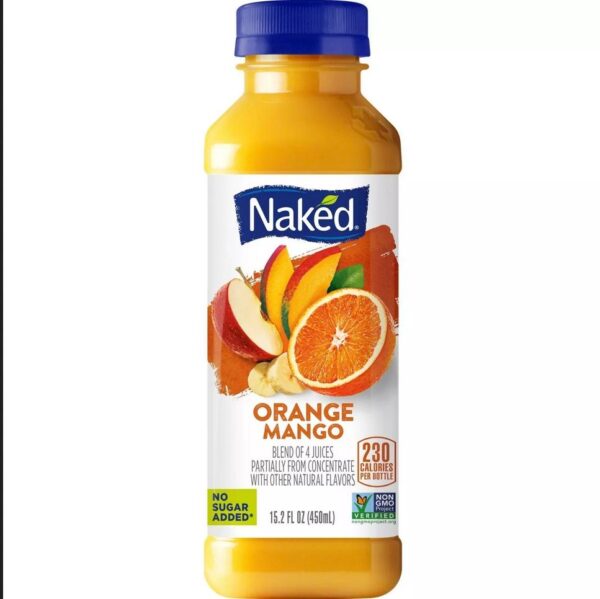 12pks Naked Juice All Natural Orange Mango - 15.2 fl oz/pack