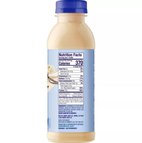 Naked Juice Vanilla Protein AlmondMilk Smoothie - 15.2 fl oz