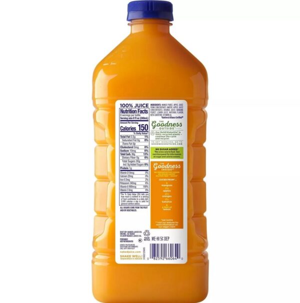 4 pks Naked Mighty Mango Juice Smoothie - 64oz/pack - Image 2