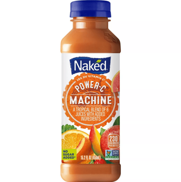 12 pks Naked Power-C Machine Juice Smoothie - 15.2 fl oz/pack