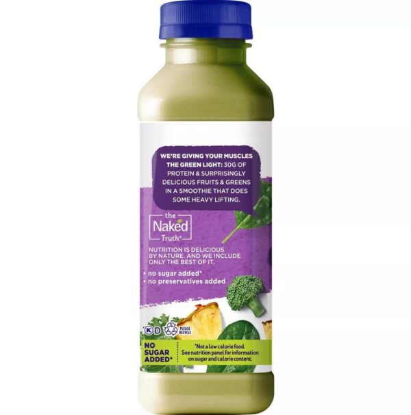 12 pks Naked Protein & Greens Juice Smoothie - 15.2oz/pack - Image 3