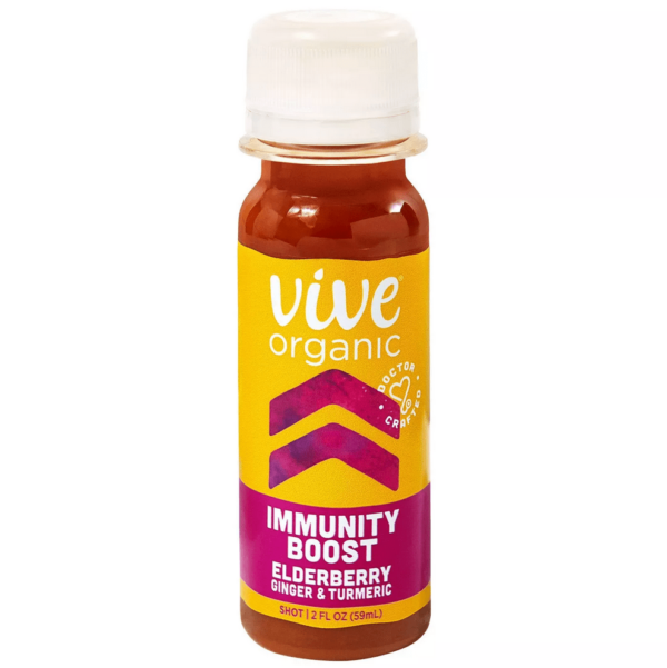 12 pks Vive Organic Immunity Boost Elderberry Wellness Shot - 2 fl oz/pack