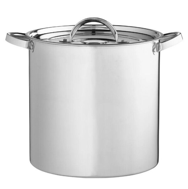 12 qt. Stainless Steel Stockpot with Lid