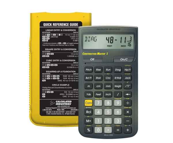 Construction Master 5 Calculator Calculated Industries