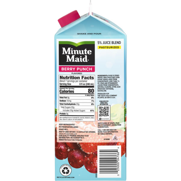 Minute Maid Berry Punch Flavored Fruit Juice, 59 fl oz