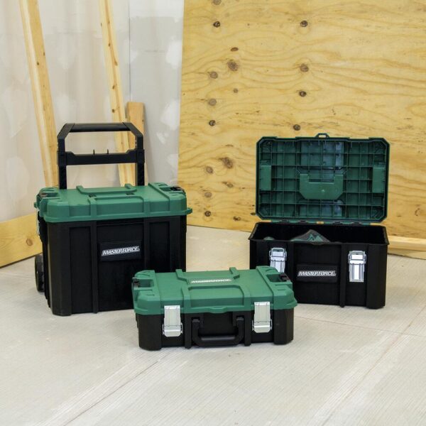 Water Resistant Rolling Tool Box Set, Set of 3 Boxes Masterforce