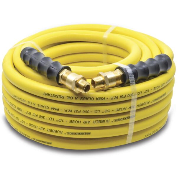 Masterforce® 1/2" x 50' Oil Resistant Rubber Air Hose