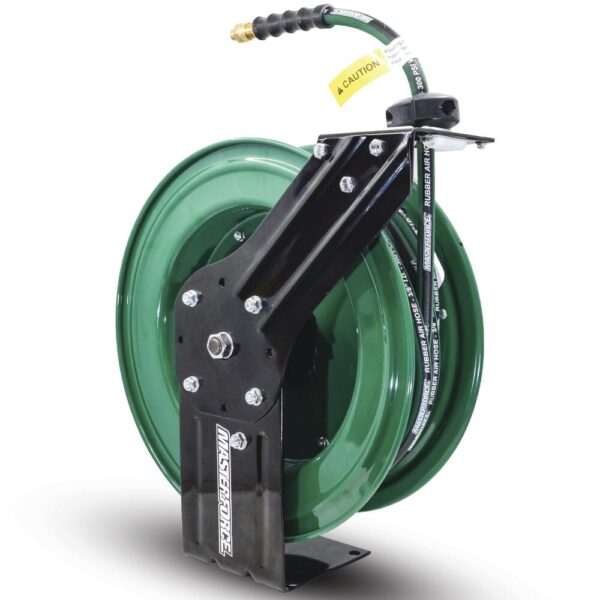 Masterforce® 38 x 50' Heavy Duty Retractable Rubber Air Hose Reel