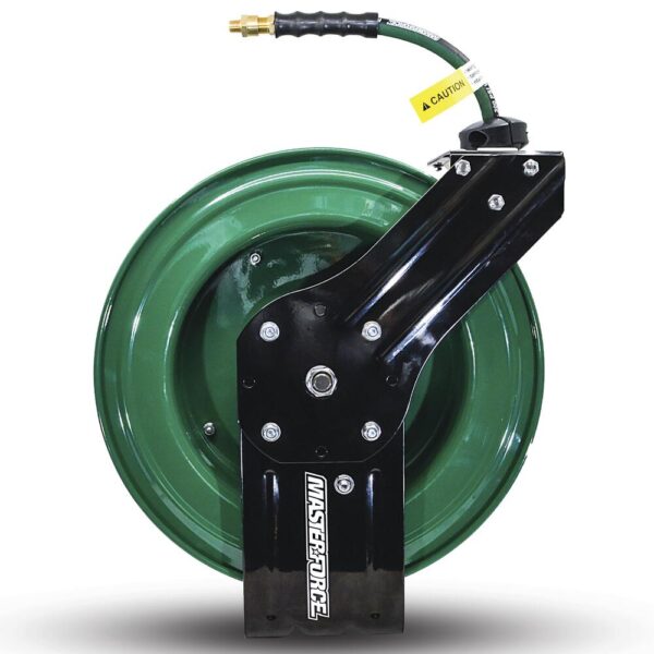 Masterforce® 38 x 50' Heavy Duty Retractable Rubber Air Hose Reel