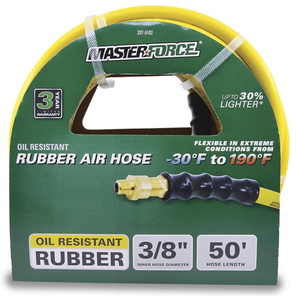 Masterforce® 38 x 50' Oil Resistant Rubber Air Hose