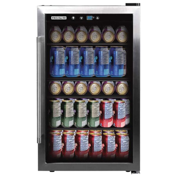 4.4-Cubic-Foot 126-Can Stainless Steel Door Beverage Center Compact Refrigerator Frigidaire