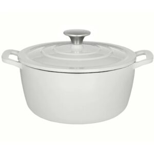 Food Network™ 5-qt. Enameled Cast-Iron Dutch Oven white