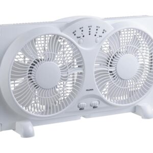 Pelonis™ 9 in Twin Window Fan