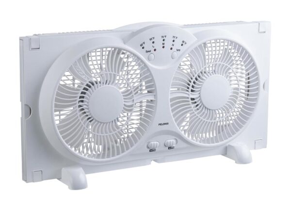 Pelonis™ 9 in Twin Window Fan