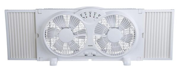 Pelonis™ 9 in Twin Window Fan