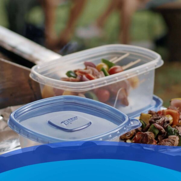 Ziploc Square Containers with Smart Snap Technology - 4ct