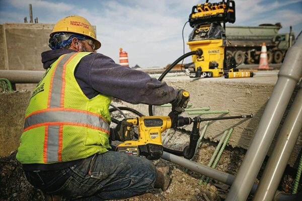 dewalt 20vmax FLEXVOLT Power Station, Portable, Tool Only Flexible - the power of corded. The freedom of cordless. 1800 watt Portable power Station 4 port parallel charger Four 20V MAX* batteries in, 15 amps out (batteries sold separately) Take cordless power anywhere Battery & Charger Sold Separately Dimensions 10.75 x 12.75 x 21.3 inches 3 year limited warranty