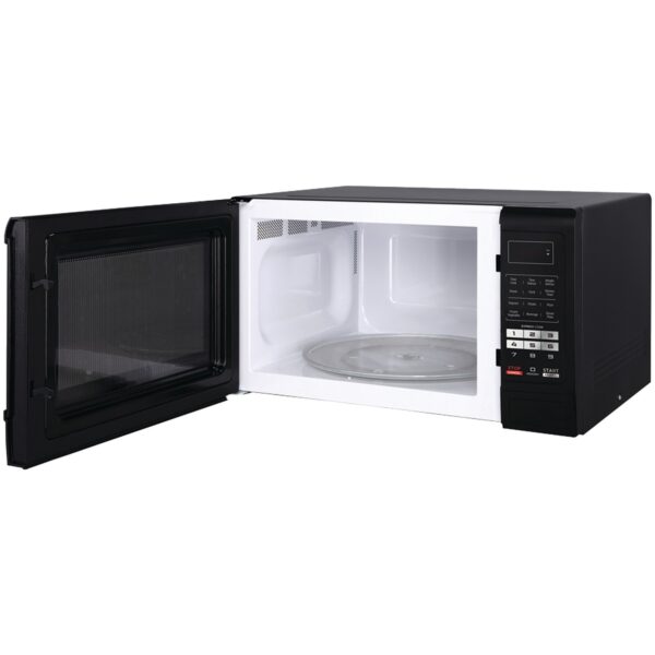 1.6 Cubic-Foot Countertop Microwave Magic Chef Quickly and easily prepare snacks or meals with the Magic Chef 1.6 Cu. Ft. Countertop Microwave, designed in classic white to work with any kitchen. This microwave offers 1,100 watts of power and 10 power levels, along with six 1-touch cook programs, to help you quickly and easily prepare a wide range of foods. For added convenience, the 3 auto defrost menus help select the proper defrosting time and power level to deliver the best results every time. Manufacturer Warranty Period: 1-year Product Dimensions (L x W x H, Weight): 17.9 x 21.8 x 12.8 in., 35.9 lbs. 1,100 watts Sleek control panel with digital display Auto cook menus for quick, 1-touch cooking convenience Convenient auto defrost modes by weight and time Ability to customize cooking with the choice of 10 power levels Push button easily opens door Multitask with ease using the kitchen timer Activate the built-in child safety lock for added peace of mind Product Dimensions (L x W x H, Weight): 17.9 x 21.8 x 12.8 in., 35.9 lbs.