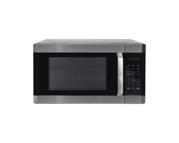 Criterion 1.6 cu.ft. Stainless Steel Countertop Microwave Make cooking quick and easy with this Criterion® 1.6-cubic-foot countertop microwave in stainless steel. Quickly boil, reheat, and defrost food with the 1,100 watts of cooking power and 11 cooking levels. Six preprogrammed auto-cook menus help you cook your favorite foods quickly, while the auto defrost sets the correct power level automatically. When you want to have something ready to eat fast, the 30-second express cooking mode is sure to cook your meal in a snap. This countertop microwave oven is a smart and elegant choice for the style and feel your kitchen deserves. Dimensions  12-7/8 in H x 21-9/16 in W x 19-3/16 in D 1,100-W output power 11 power levels 6 quick-set menu buttons Child safe lockout feature Electronic controls 30-second express cooking Kitchen timer Weight and time defrost